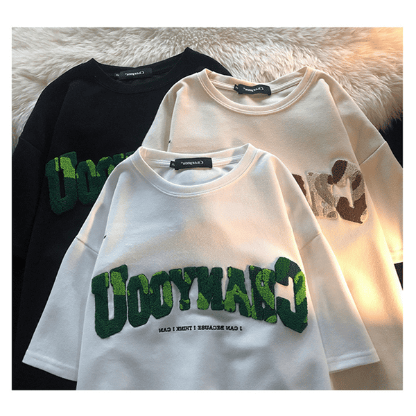 Custom Embroidered Tee - Heavyweight 100% Cotton Material