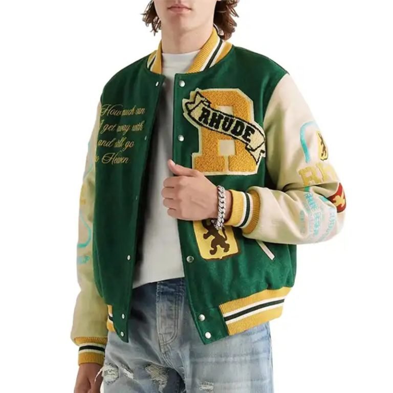 Baseball Jacket Men's Personalized Chenille Embroidery Cotton
