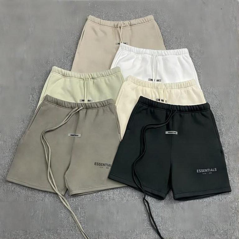 French Terry Cotton Shorts