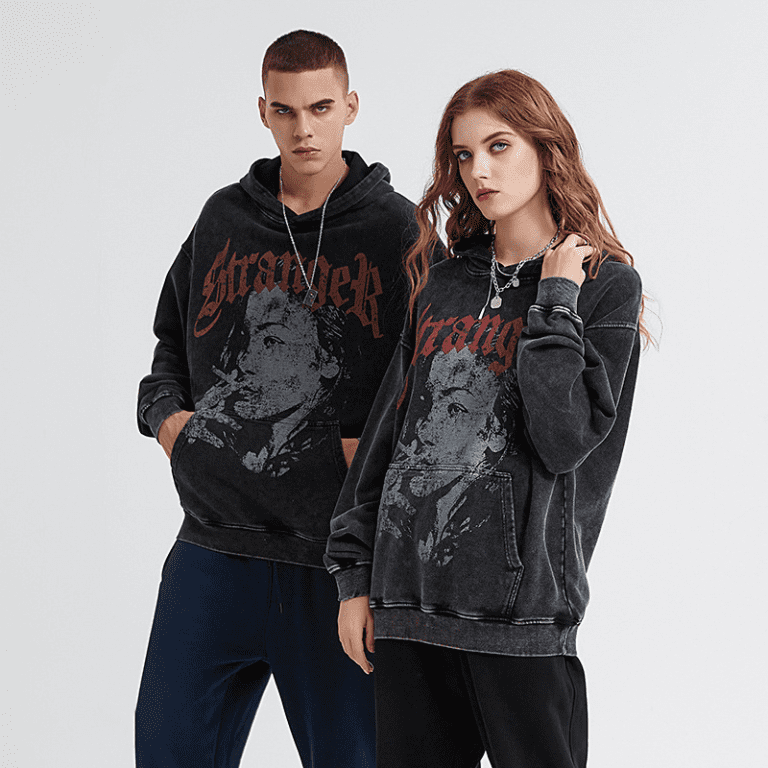 vintage batik hoodie