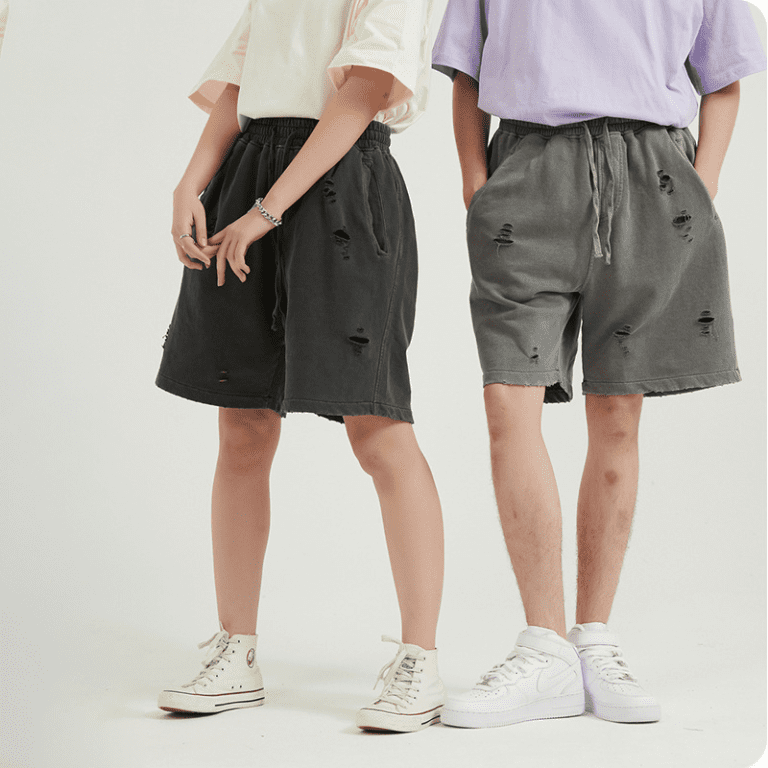 make old baggy shorts