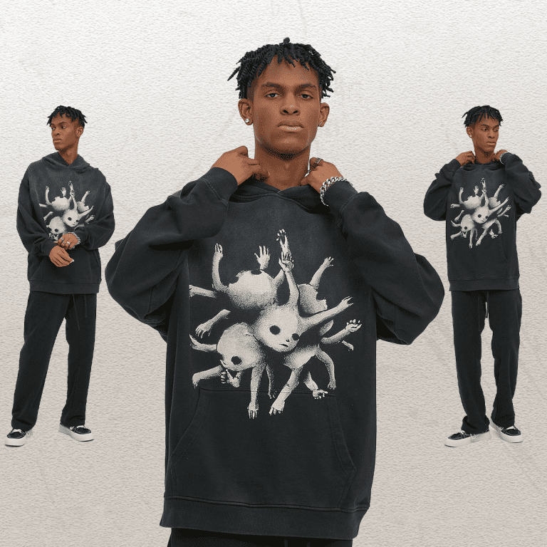 digital print hoodie