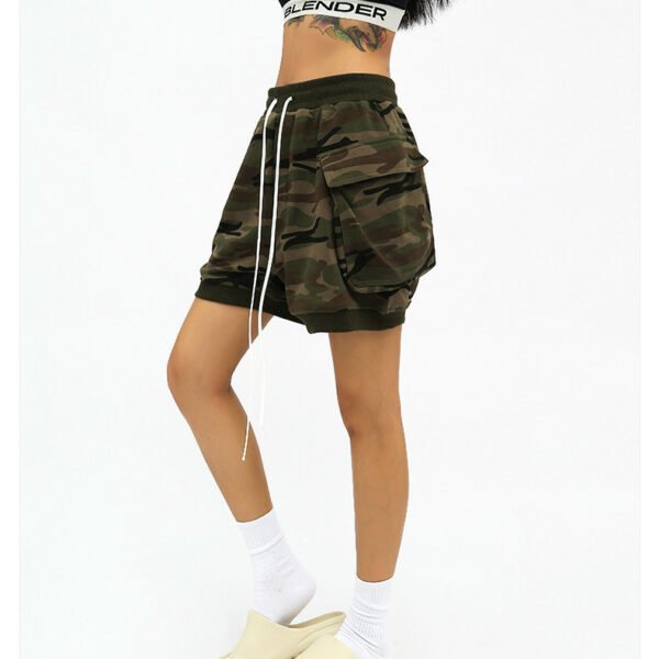 hip hop camo casual shorts