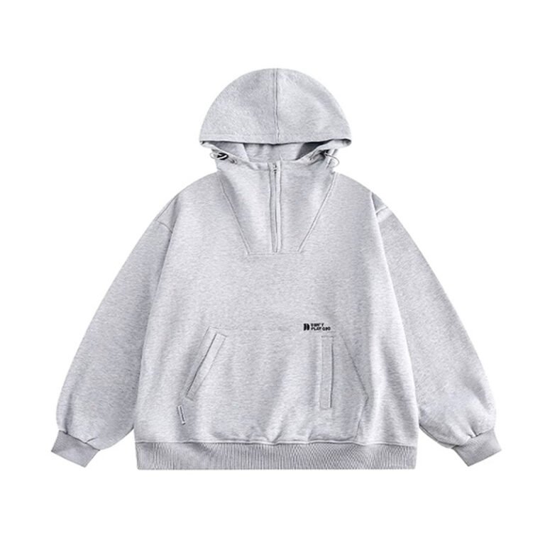 half-zip hoodie