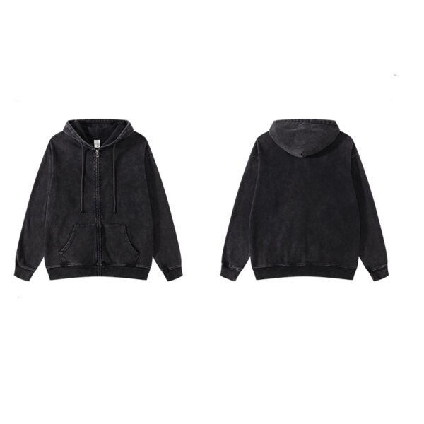 puff print Graphic denim jacket