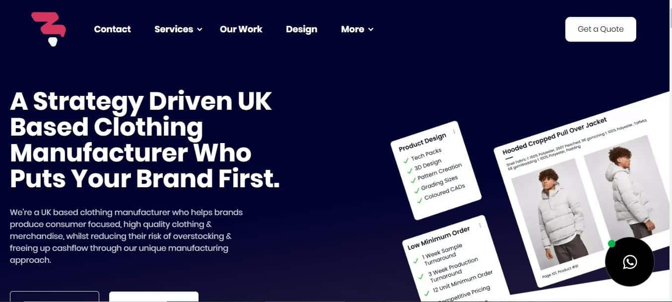 clothing manufacturers for startups