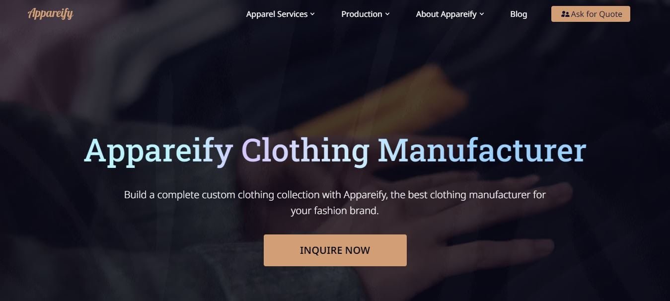 clothing manufacturers for startups