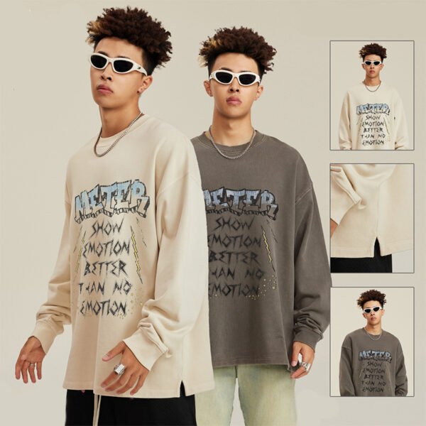 Vintage streetwear Loose hoodies