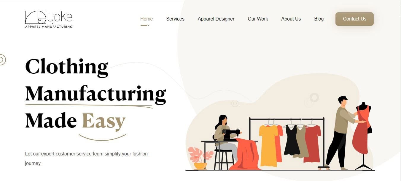 clothing manufacturers for startups