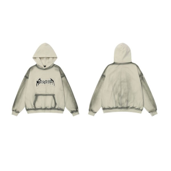 Applique Loose Graphic hoodies