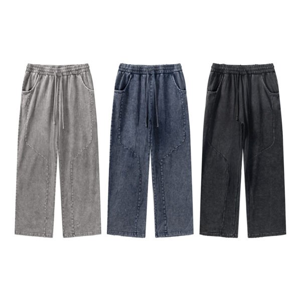 Loose Plain colour Plus size pants