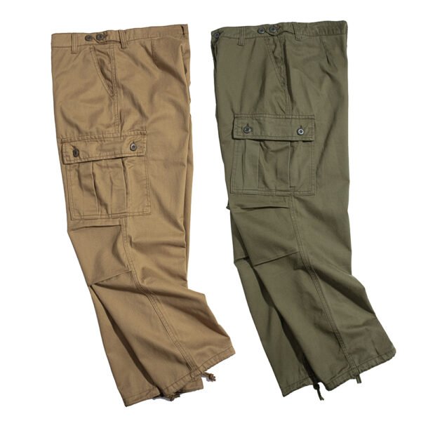 Plain colour fashionable cargo pants