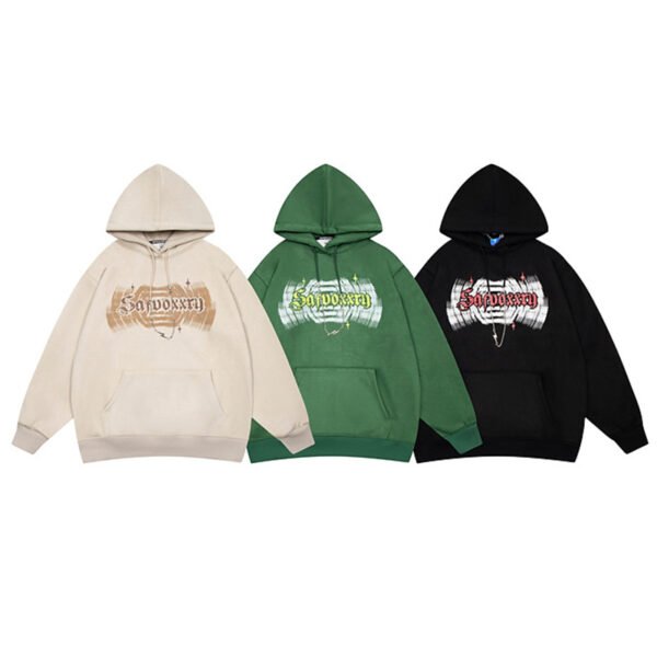 print streetwear Heavy Cotton hoodies
