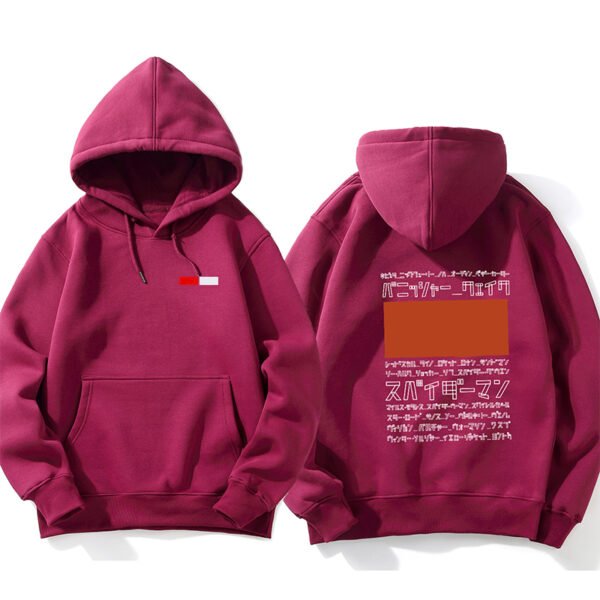 fashionable paint Loose Graphic hoodies
