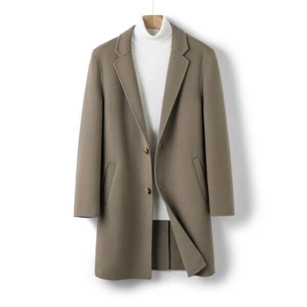 Top Quality Men's Lightweight Long Warm Wool Coats