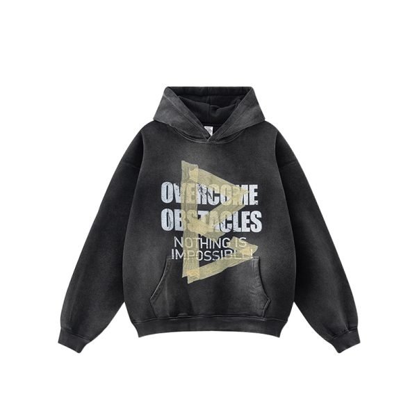 Custom Logo Heavyweight Cotton Men's Graphic Hoodies