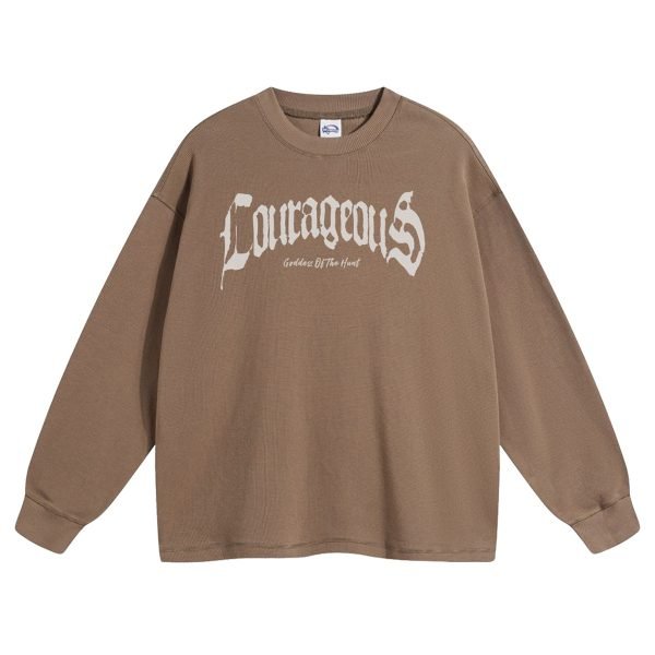 Winter Acid Wash Round Neck Cotton Hoodies