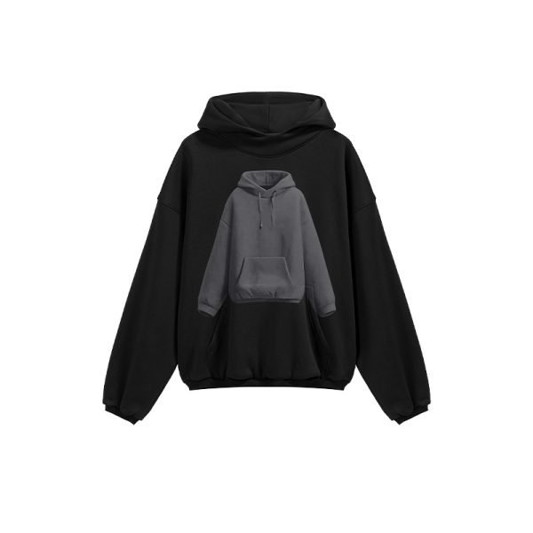 Custom Logo Heavyweight Cotton Men's Graphic Hoodies