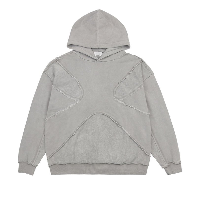 Men's Oversized Print Cropped Custom Logo Hoodies