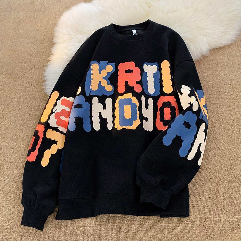 Custom Winter Oversized Unisex Crew Neck Print Hoodie