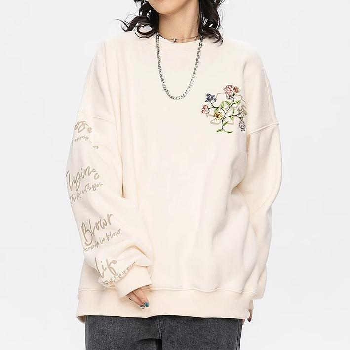 embroidered sweatshirt mens