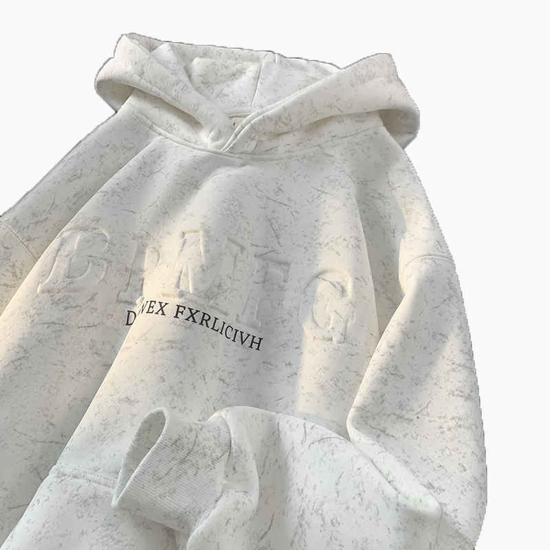 embossed hoodie custom