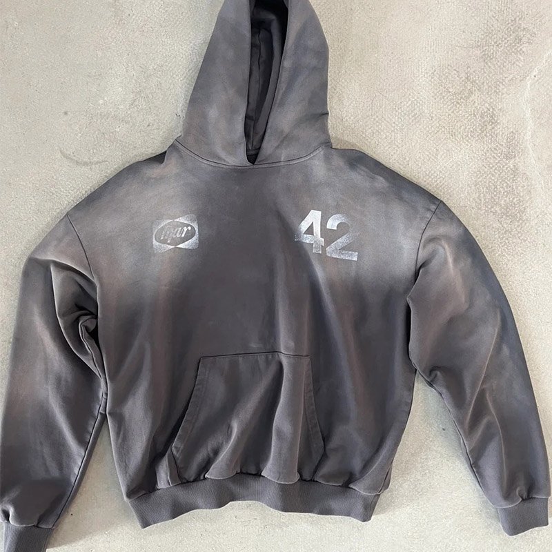 custom washed hoodie