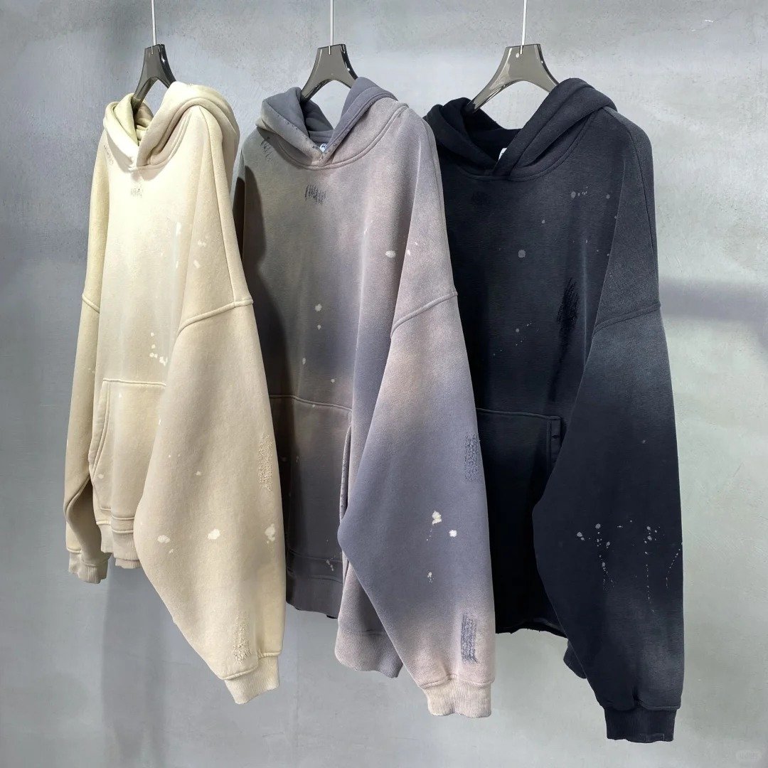 custom washed hoodie