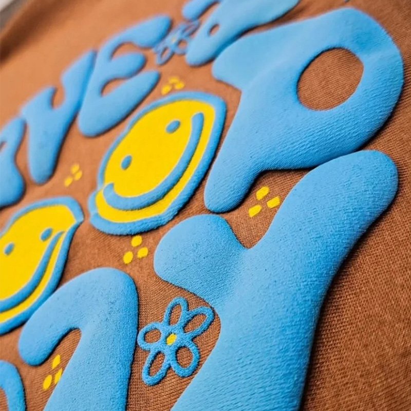 Custom Puff Print T-Shirt