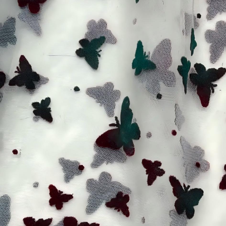 Flock Print T- Shirt