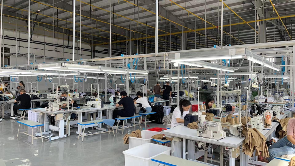 Vevo apparel production line