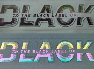 3Dembossing+rainbow reflective transfer