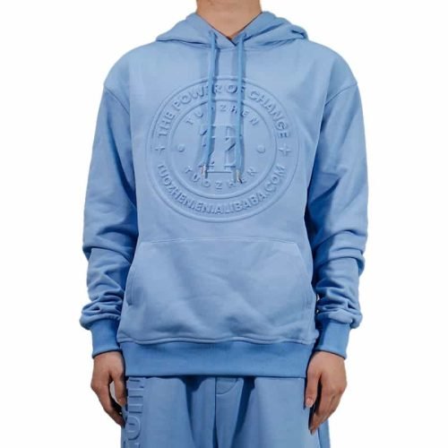 Custom embossed hoodie