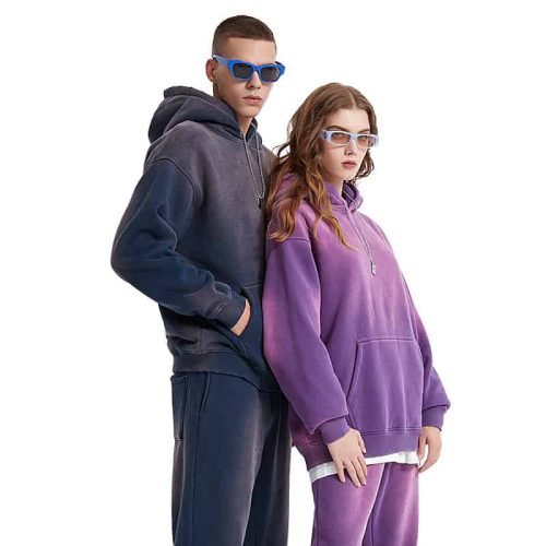 Custom washed hoodie