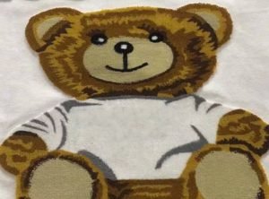 Toothbrush embroidery